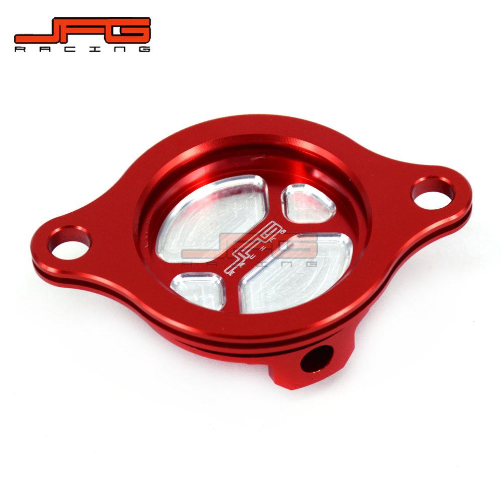 CNC Aluminum Oil Filter Cover for 2002-2008 CRF450R Off-Road Motorcycle