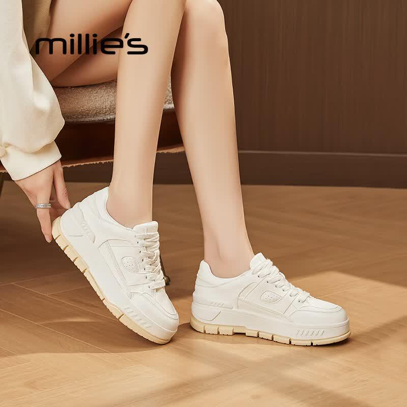 Женские повседневные кожаные кроссовки Millies