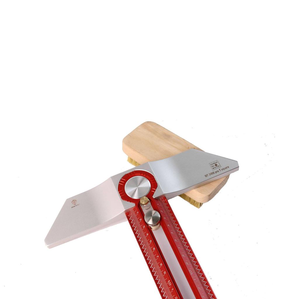 Woodworking T-Square Marking Ruler, 45° Aluminum Alloy Angle Ruler, Drill Guide Hole Ruler