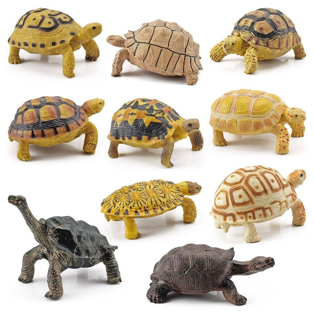Realistic Turtle Action Figures Simulation Tortoise Animals Figurines Sea Turtle Model Collection