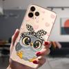 Для Iphone 13 12 Mini 11 14 Pro Max 14plus 13promax Защитный чехол с героями мультфильмов для девочек, подарки, милая сова для любителей, конфетный силиконовый чехол