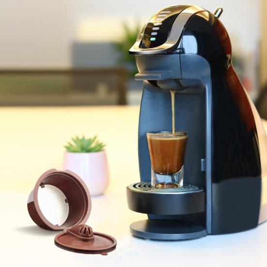 1 комплект для кофейных капсул Dolce Gusto, перерабатываемый многоразовый пластиковый фильтр для кофе эспрессо для кофеварки