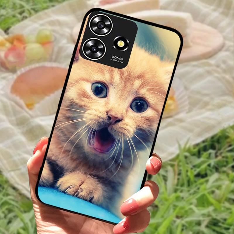 Для ZTE Blade V50 Умный Чехол-Крышка Силиконовый Мягкий Мраморный Черный Бампер Funda Coque для ZTE V50 Дизайн 4G Защитный V50Smart