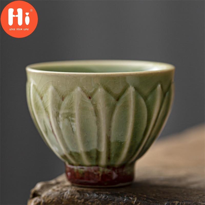 Привет японская керамика с ледяной глазурью, чайная чашка, чайный сервиз, офисная чашка для воды, красочная керамическая чашка для чая, посуда для напитков