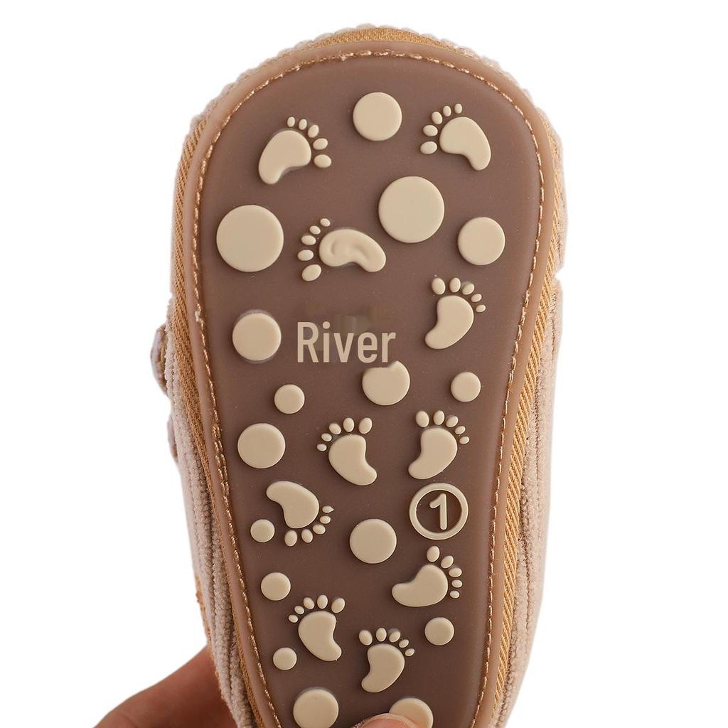 Детские туфли Gami Le Cartoon Bear с резиновой подошвой, для детей от 3 до 12 месяцев, для обучения в помещении на весну и осень.