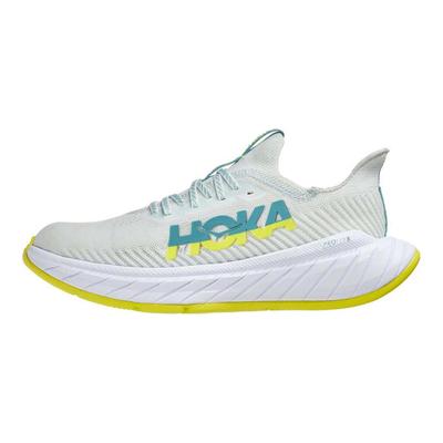 HOKA Carbon X 3 Sail Evening Primrose Мужские кроссовки белые с развевающимся парусом 1123192-BSEP