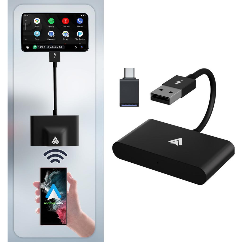 Портативный беспроводной адаптер Android Auto Android Auto Wireless Dongle Android Auto адаптер для OEM Android Auto прочный