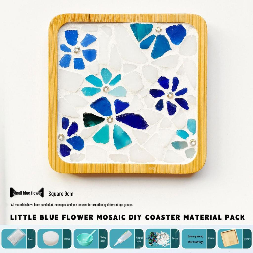 DIY Handmade Mosaic Coaster Kit for Students - Perfect for Kindergarten Activities and Halloween Crafting