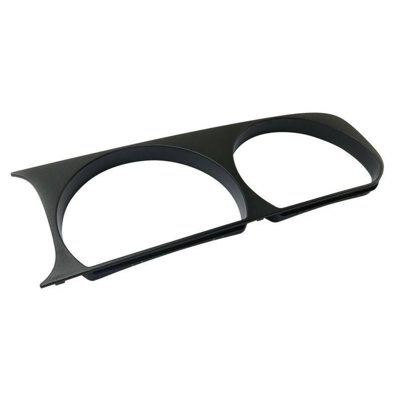68051527AA 68051526AA For Dodge Challenger 2008-2014 Black Car Front Headlight Lamp Bezel Frame Trim LH RH Pair