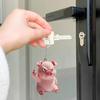 Middle Finger Animal Keychain Wolf Cow Pig Tiger Elephant Shape Key Chain Joyful Humor Key Holder Bag Accessories