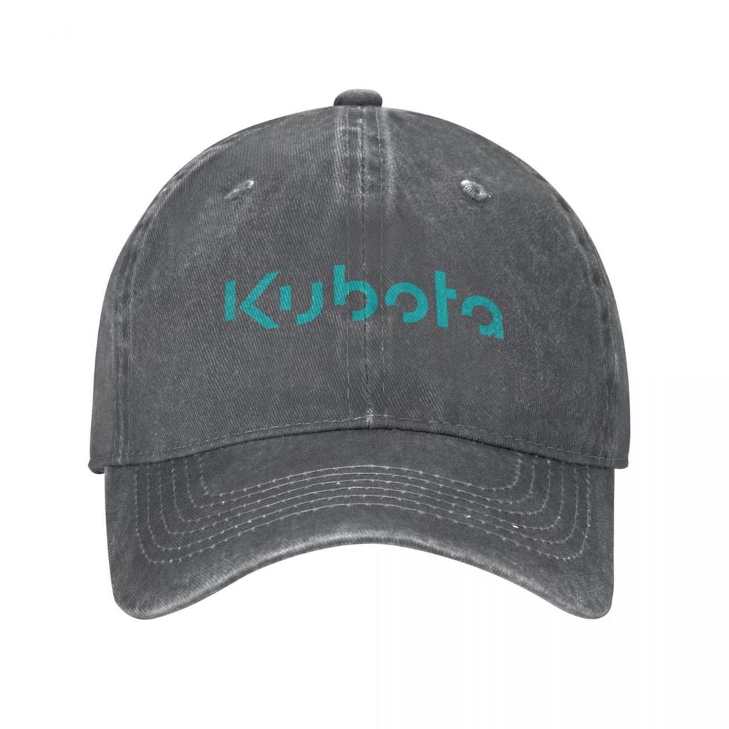 Kubota Logo Trucker Hats Аксессуары Винтажная хлопковая бейсболка с эффектом потертости для унисекс Регулируемая