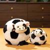 Creative Cute Football Cow Doll Plush Toy Small Cow Throw Pillow Kindergarten Baby Soothing Doll