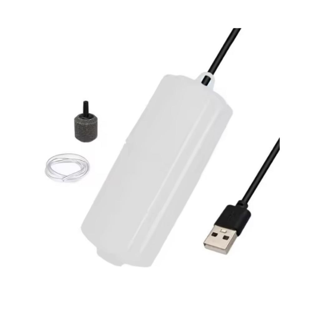 Эффективный мини-аквариумный воздушный насос 1,5 Вт Аэратор кислорода Портативный аэрационный насос Для домашнего аквариума