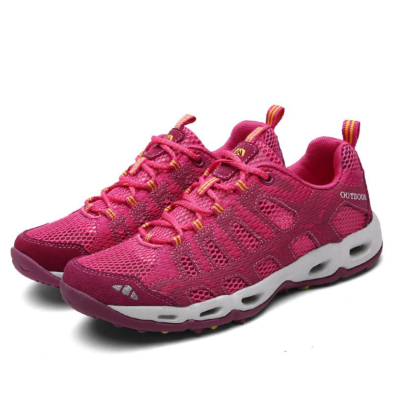 2025 Spring and Summer Leather Running Shoes Men's Breathable Sports Casual Shoes Men's Mesh Running Women's Sports Shoes