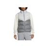 Storm-FIT Windrunner Color Block Logo Stand Collar Zip Vest Men Vests Gray FB8193-077