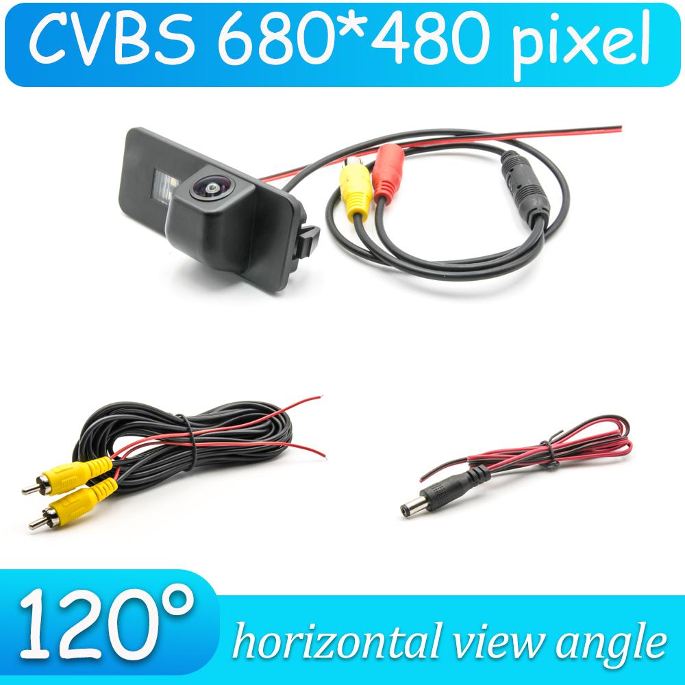CCD HD AHD Fisheye Rear View Camera For Volkswagen Polo Hatchback MK5 2009 2010 2011 2012 2013 2014 2015 2016 2017 Car Monitor