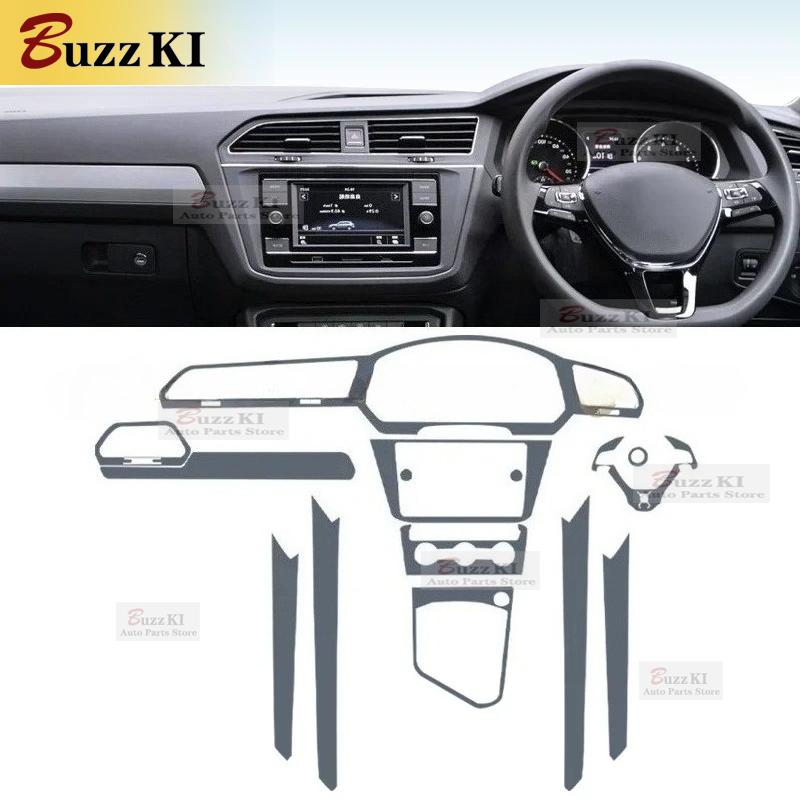 For Volkswagen Tiguan - Car Interior Film Dashboard Navigation Gear center console Anti-scratch transparent TPU Car Film