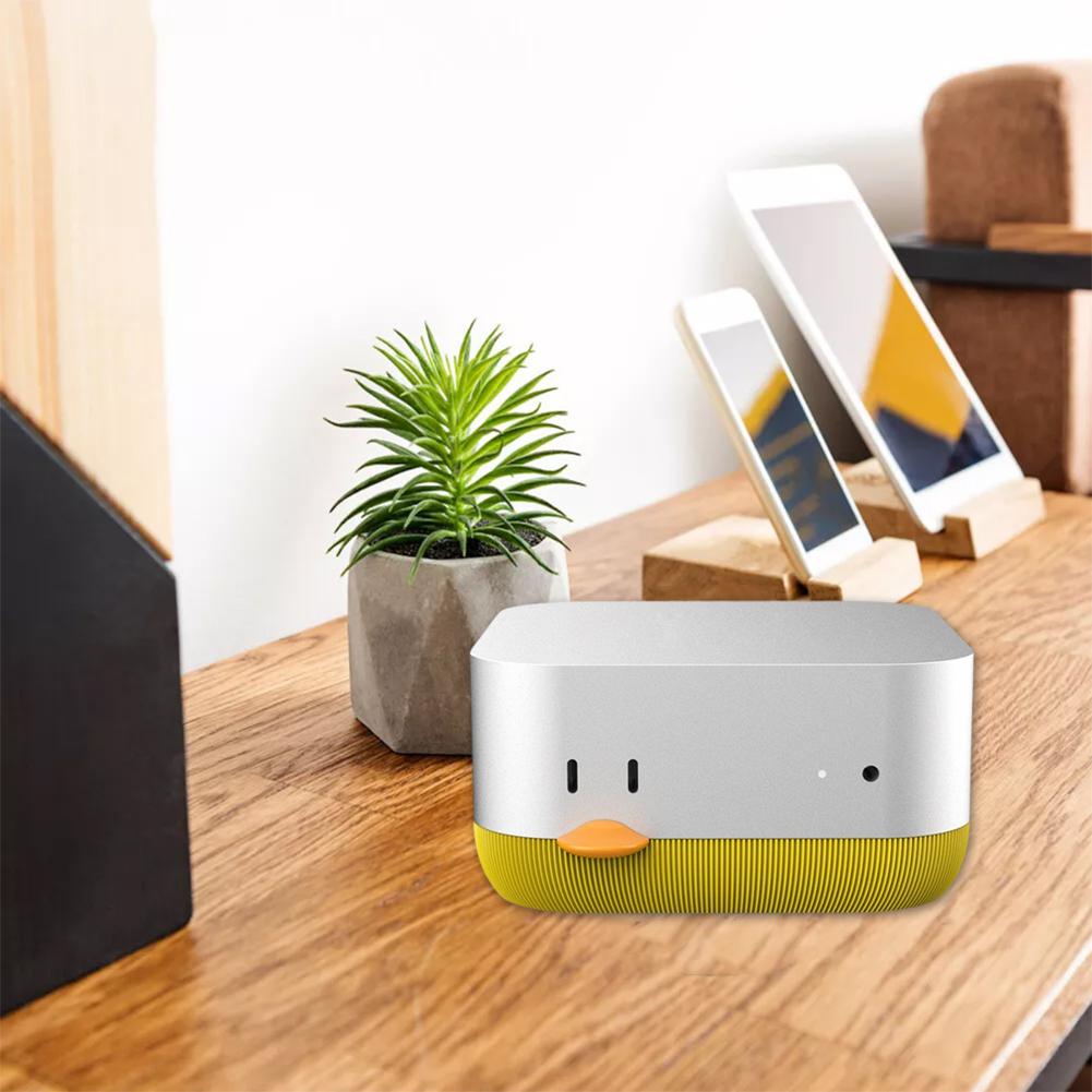 Охлаждающая подставка кронштейн для Apple Mac Mini M4 Кнопка питания для Mac кронштейн 3D милый передний Creative E5Y2