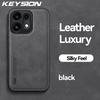 KEYSION Роскошный ретро чехол из ПУ кожи для OPPO Reno16 Pro 5G Силиконовый+ПК Ударопрочный чехол для телефона для OPPO Reno16 F 16 FS 5G