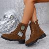 2024 Модная женская обувь Ботильоны женские Ботильоны Горячая Распродажа Современные ботинки на шнуровке спереди Женские новые большие размеры Твердые ботильоны Zapatos