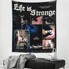 1 шт. Life Is Strange Гранж Принт Гобелен Полиэстер 2D Плоское Настенное Полотно Для Спальни Гостиной Общежития Инди-Игры Декор Крутой Подарок