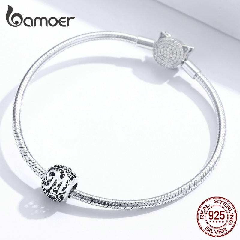 Шарм BAMOER из стерлингового серебра, для браслета