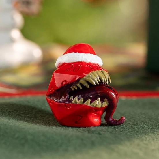 1/2 шт Рождественская шапка инопланетяне кубики смола Санта шляпа кубики украшения Heavy Duty