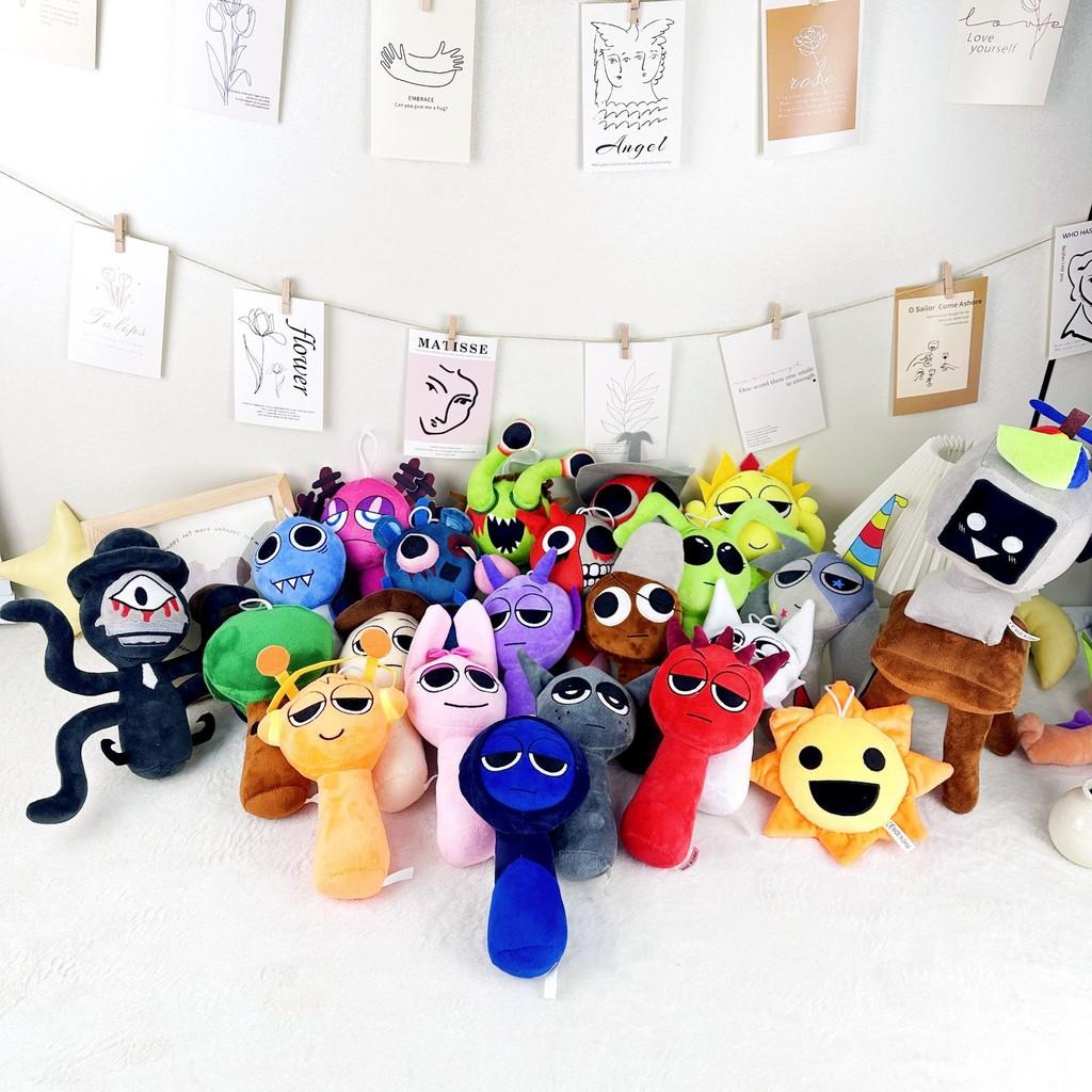 Гуманоидные Sprunki Incredibox Series Мягкие плюшевые игрушки Sprunki Micro Horror Game Мягкие плюшевые куклы Рождественский подарок