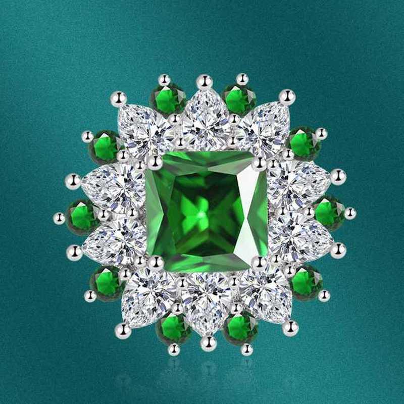 Sace Gems Классическое кольцо из медного сплава с цирконом, женские ювелирные изделия, свадебный подарок для вечеринки