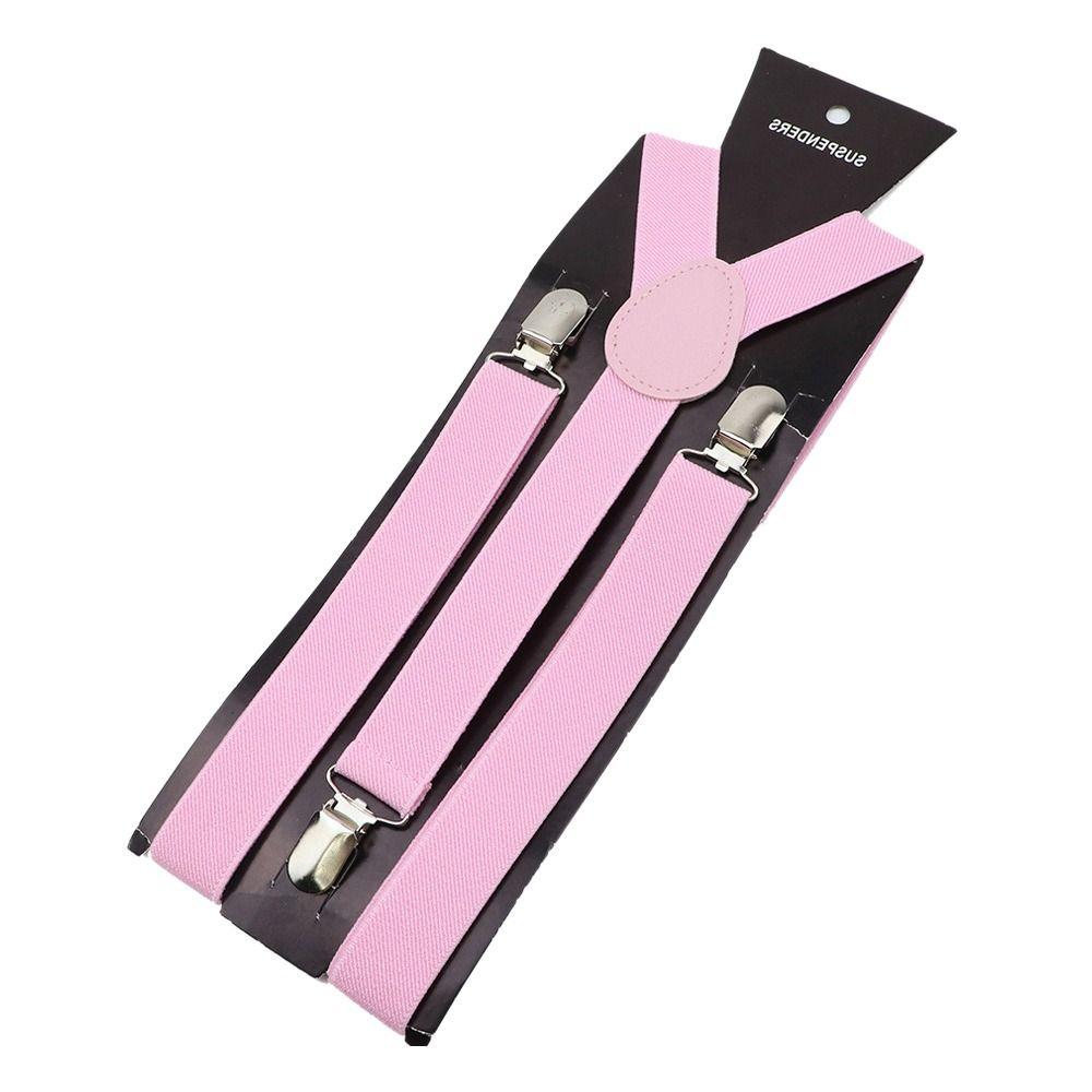Y Back Style Men Women Leather Unisex Suspenders Elastic Adjustable Straps Suspenders Braces