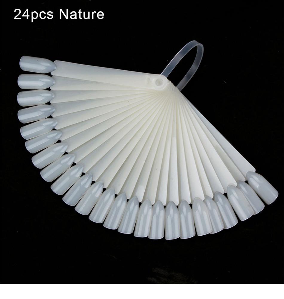 1 комплект, накладные ногти, веер, инструмент для демонстрации дизайна ногтей, прозрачная капсула для ногтей, искусственный маникюр, акриловый УФ-гель-лак