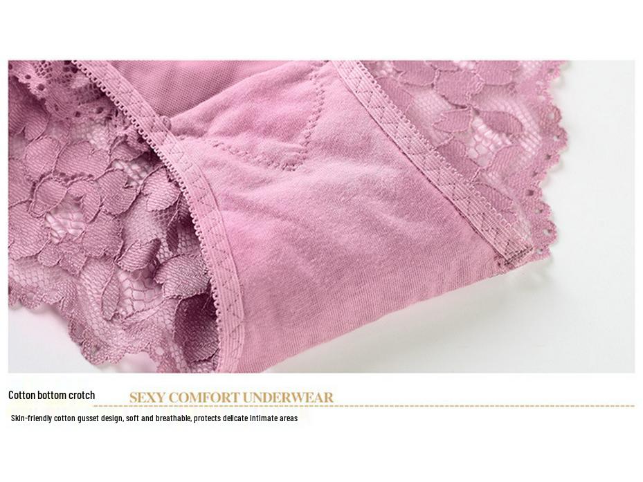 Cross-Border Lace Push-Up Bra & Plus Size Lingerie Set