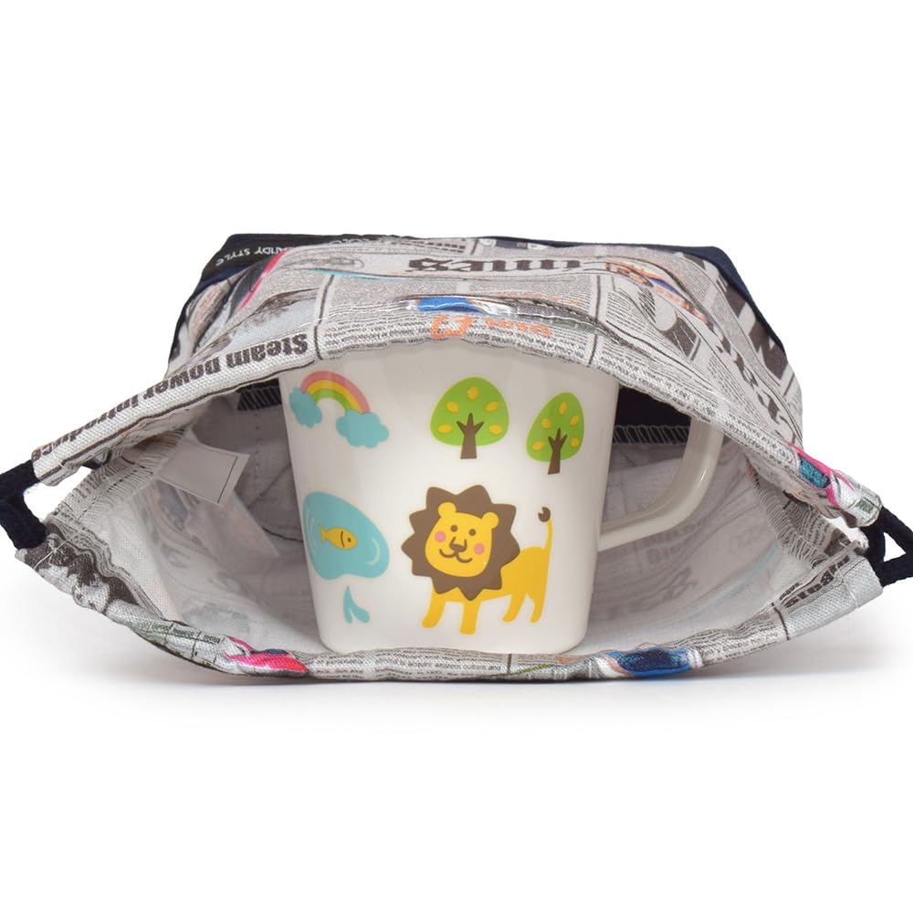 COLORFUL CANDY STYLE Set for Kindergarten and School Shinkansen and Railway for Kindergarten and School Entrance Lesson Shoe Gym Clothes Cup NW402800