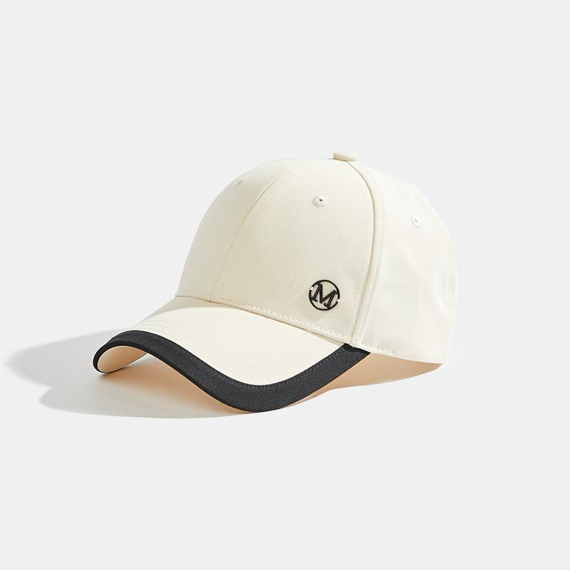 Новая бейсболка женская корейская версия INSTAGRAM двухцветная кепка с буквами для отдыха на природе повседневная солнцезащитная шляпа