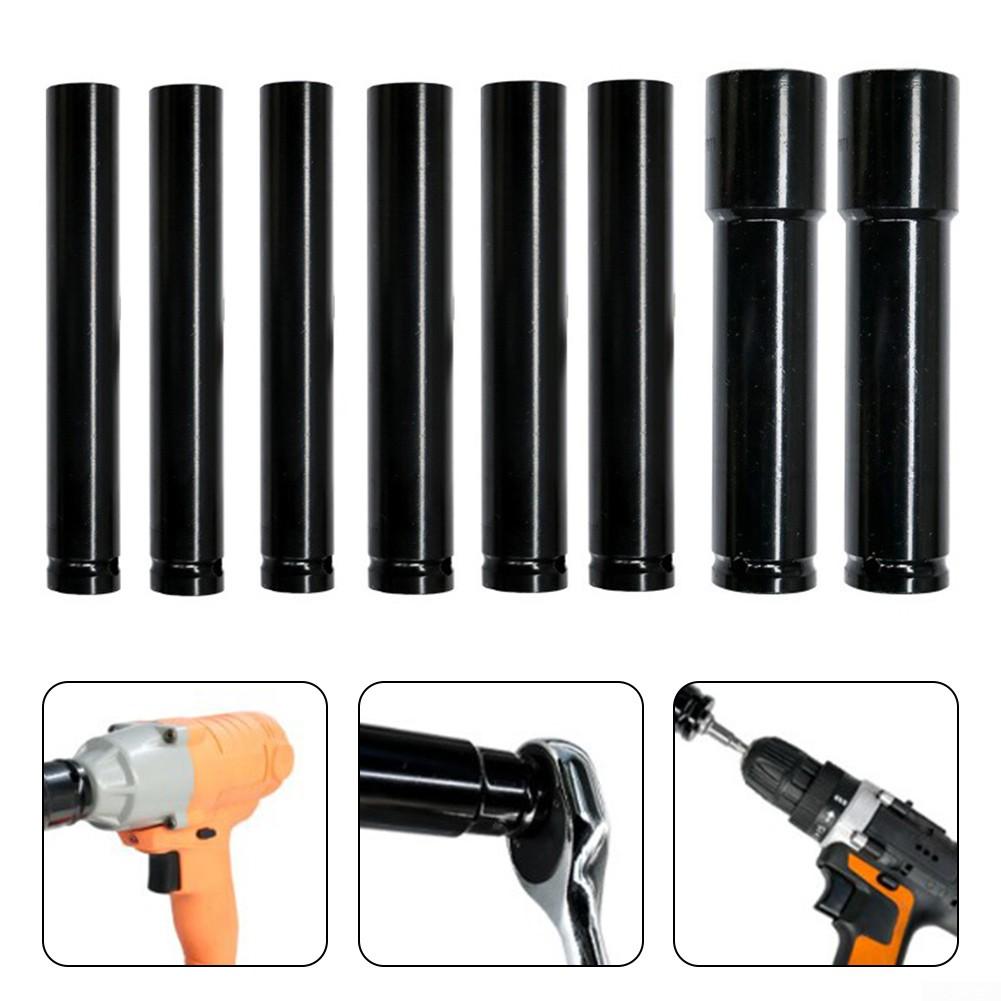 Ударный гайковерт 1/2 дюйма, 150 мм, черный, удлиненная деталь для машин