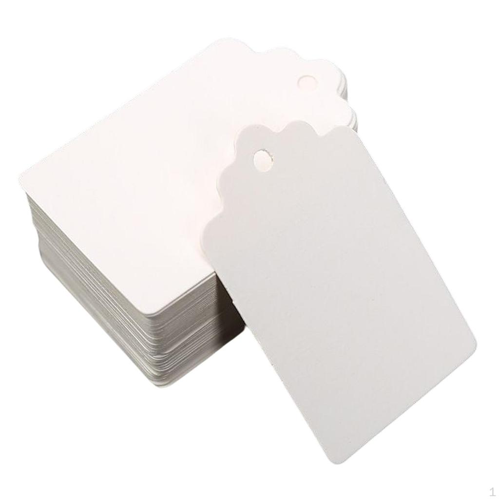 100 Pcs Paper Tags Multipurpose Personalize Vintage Style Hanging for Gift Wrap Baking Party Wedding