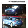 Масштаб 1/32 Модель внедорожника Maserati Levante из сплава, литой металлический игрушечный автомобиль со звуком и светом, инерционная игрушка, коллекция, миниатюрные игрушечные автомобили, подарок
