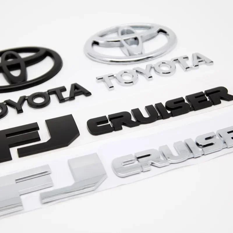 Для Toyota FJ Cruiser Модифицированный Кузов Гальваническое Покрытие Буквенная Наклейка Декоративные Принадлежности Задняя Дверь Гальваническое Покрытие Логотип Автомобиля