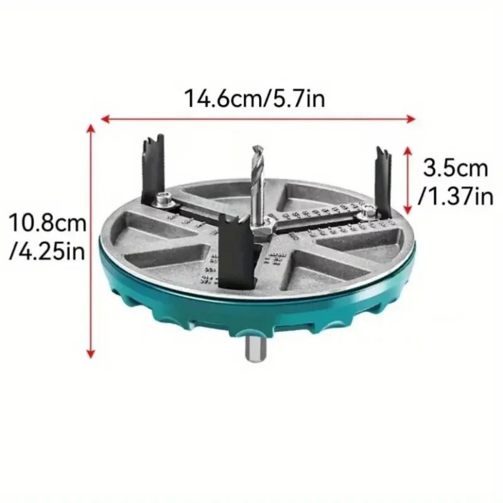 Регулируемый открыватель отверстий 45-130 мм Эффективный дырокол Круглая пила для отверстий Проекты сделай сам