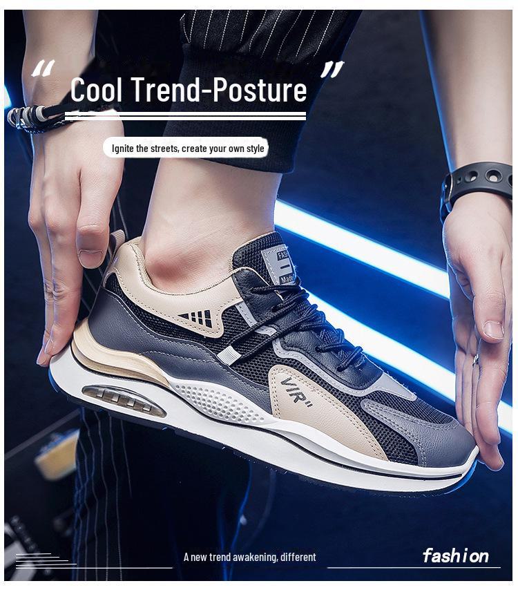 Мужские спортивные кроссовки Forrest Gump Breathable Mesh — модные универсальные кроссовки на толстой подошве для бега и отдыха