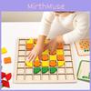 Mosaic Wooden 3d Puzzle Montessori Toy Kids Educational Desktop Preschool Early