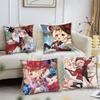 Клее Аниме Игра Genshin Impact Наволочка Квадратная Подушка Спальня Диван Досуг Комфортная Подушка Гостиная Домашнее Украшение 40X40