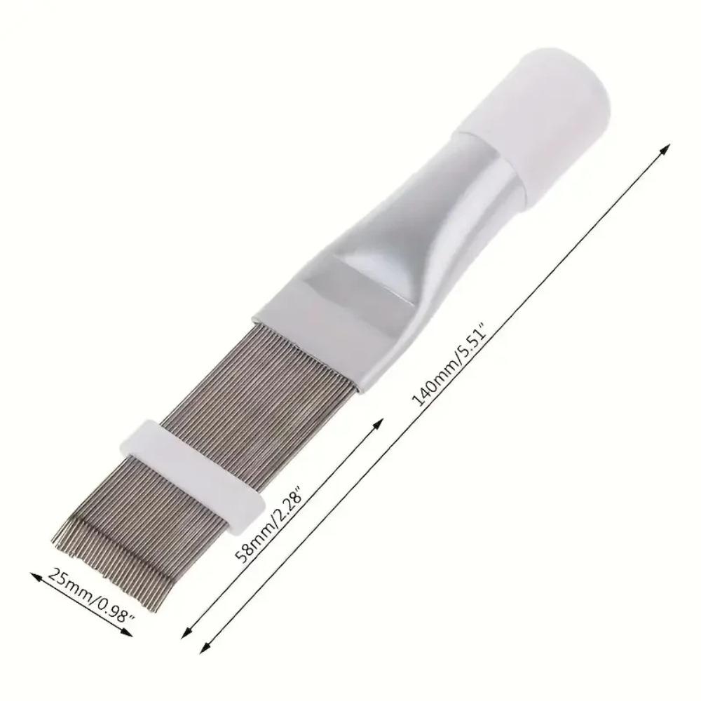 Air Conditioner Condenser Fin Cleaning Brush Universal A/C Condenser Cleaning Tools Stainless Steel Air Refrigerator Fin Brushs