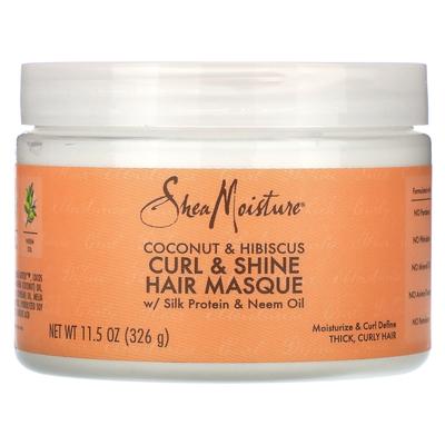Маска для волос Curl & Shine, Кокос и Гибискус, 326 г(11.5 унций)