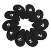 10 Pack Golf Iron Head Covers for Club Protection And Dust