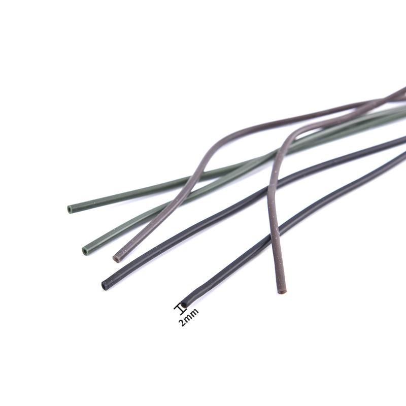 2 шт., 1,5 м, мягкая силиконовая трубка для ловли карпа, рыболовная трубка с защитой от запутывания