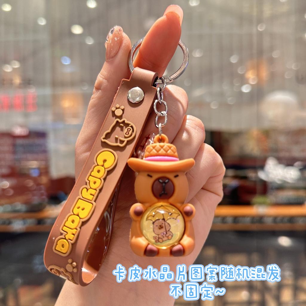 Cartoon Keychain Pendant, Wooden Stick Figure, Key Chain, Blind Box, Tide Play Pendant.