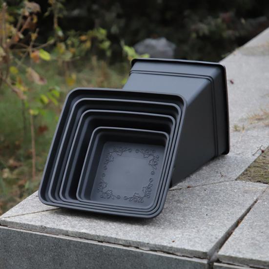 Поддон для растений квадратный из пластика высокой плотности подставка для капель для дома и сада