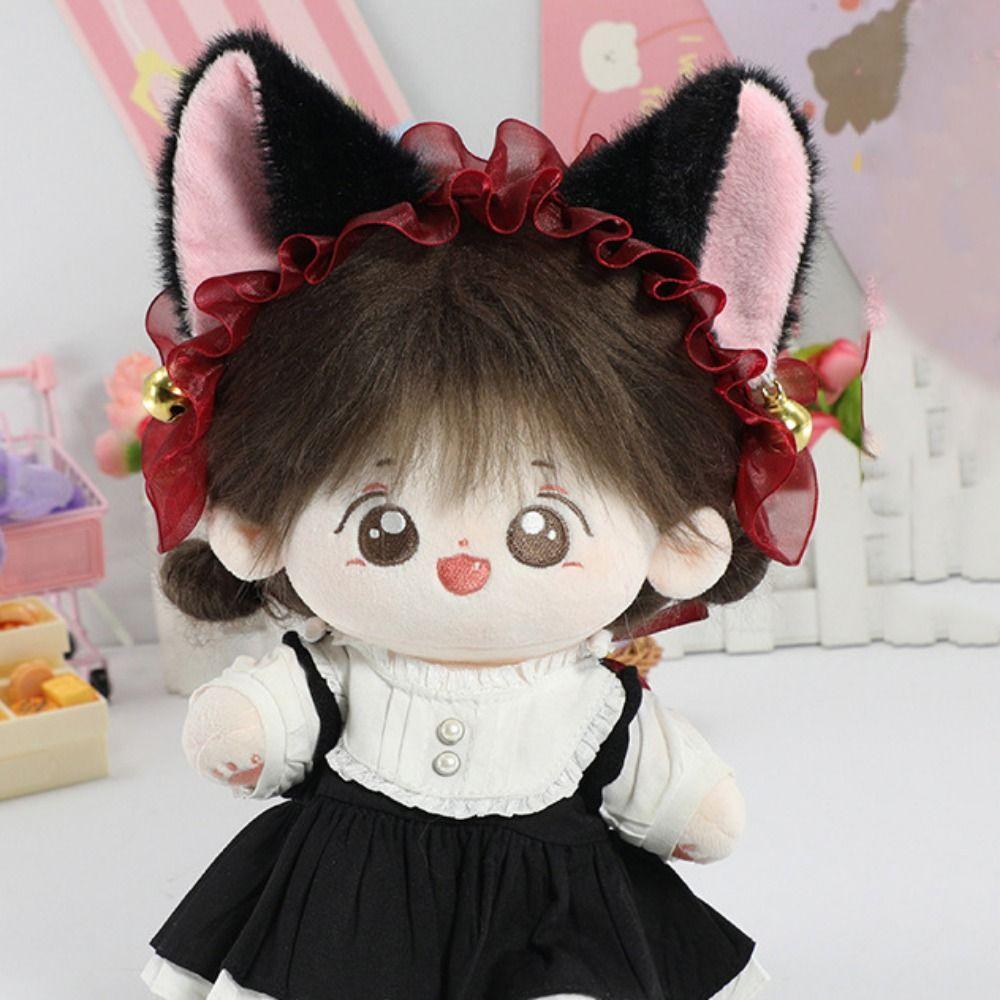 Hairband Cotton doll headwear Maid Style Cat Ears hairband Lolita Doll Gift For Children