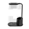 3-in-1 Pen Holder Desk Lamp with 15W Wireless Fast Charging, QC2.0 Protocol, TYPE-C Power, 360° Flexible Pole & 3-Color Stepless Dimming
